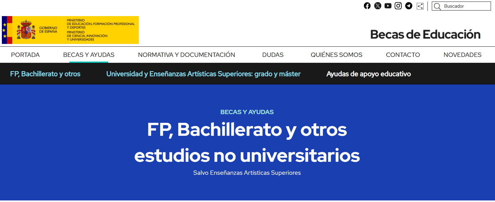 Becas MEC 2026/2027